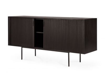 Roller Max Sideboard with 2 Doors Teak Black Ethnicraft